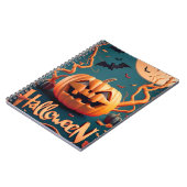 Halloween-Kürbis Notizblock (Linke Seite)