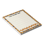 Halloween-Kürbis Notizblock (angewinkelt)