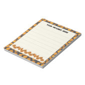 Halloween-Kürbis Notizblock (Rotiert)