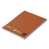 Halloween-Kürbis Notizblock (Rotiert)