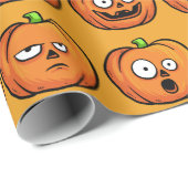 Halloween-Kürbis-Packpapier Geschenkpapier (Rolleneckpunkt)