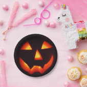 Halloween Kürbis Pappteller (Party)