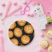 Halloween-Kürbis Pappteller (Party)