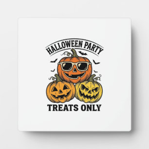 Halloween-Kürbis-Party Vintage-Jack-O-Lantern-Shi Fotoplatte