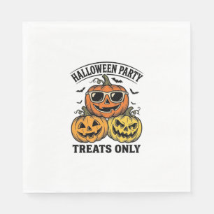 Halloween-Kürbis-Party Vintage-Jack-O-Lantern-Shi Serviette