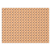 Halloween-Kürbis-Patch Tischdecke (Vorderseite (Horizontal))