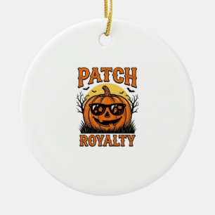 Halloween-Kürbis-Patch Vintage-Jack-O-Laterne-Shi Keramik Ornament