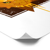 Halloween-Kürbis Poster (Ecke)