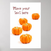 Halloween-Kürbis Poster (Vorne)