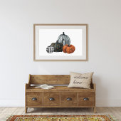 Halloween-Kürbis Poster