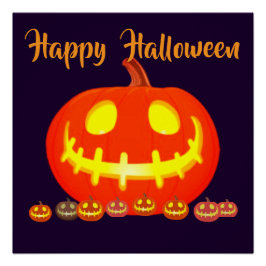 HALLOWEEN-KÜRBIS POSTER