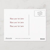 Halloween-Kürbis Postkarte (Rückseite)