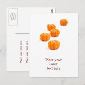 Halloween-Kürbis Postkarte (Vorne/Hinten)