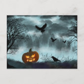 Halloween-Kürbis Postkarte (Vorderseite)