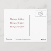 Halloween-Kürbis Postkarte (Rückseite)