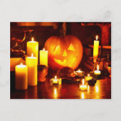 Halloween-Kürbis Postkarte (Vorderseite)