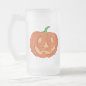 Halloween Kürbis / Pumpkin-Tasse Mattglas Bierglas (Links)