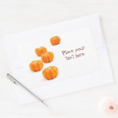 Halloween-Kürbis Rechteckiger Aufkleber (Umschlag)