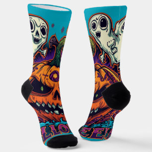 Halloween, Kürbis Resign : Nacht der Geister, Socken