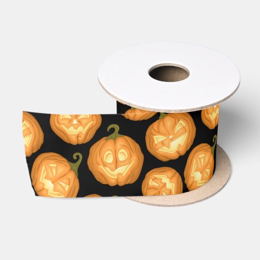 Halloween-Kürbis Satinband (Spule)