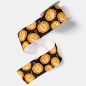 Halloween-Kürbis Satinband (Rückseite)