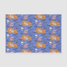 Halloween-, Kürbis-, Schädel- und Flechtpapier