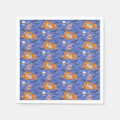 Halloween, Kürbis, Schädel und Fledermäuse Serviet Serviette (Vorderseite)