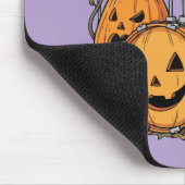 Halloween-Kürbis-Schlagzeug-Set Mousepad (Ecke)