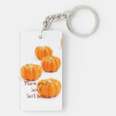 Halloween-Kürbis Schlüsselanhänger (Rückseite)