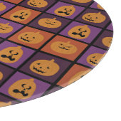 Halloween-Kürbis Schneidebrett (Ecke)