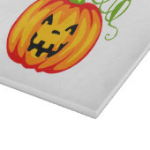 Halloween-Kürbis Schneidebrett (Ecke)