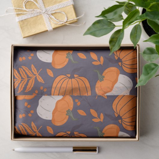 Halloween-Kürbis-Schnittpapier Seidenpapier (Geschenk)