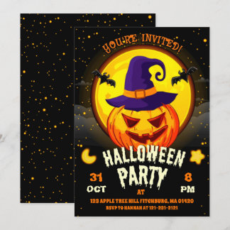 Halloween-Kürbis-Schnitzerei Süße Spooktacular Kin Einladung