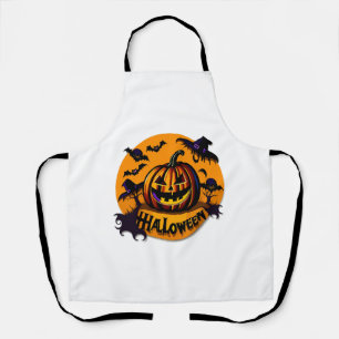 Halloween-Kürbis Schürze