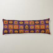 Halloween-Kürbis Seitenschläferkissen (Rückseite)