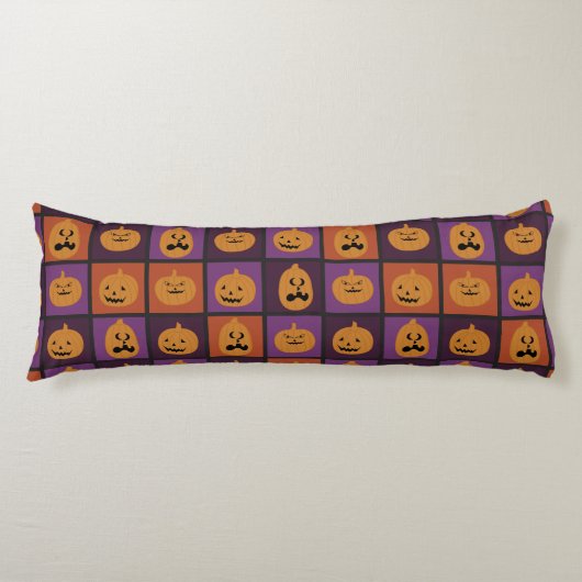 Halloween-Kürbis Seitenschläferkissen (Vorderseite)