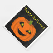 Halloween-Kürbis Serviette (Ecke)