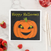 Halloween-Kürbis Serviette (Beispiel)
