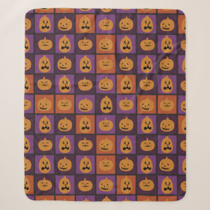 Halloween-Kürbis Sherpadecke