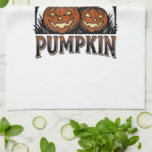 Halloween-Kürbis-Shirt Tun Sie so, als wäre ich ei Geschirrtuch (Gefaltet)
