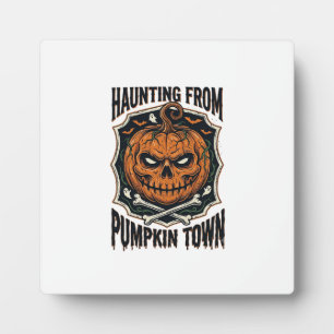 Halloween-Kürbis-Shirt Vintage Jack O Lantern Tow Fotoplatte