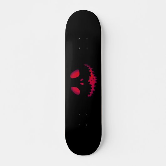 Halloween-Kürbis Skateboard (Vorne)