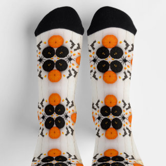 Halloween-Kürbis Socken