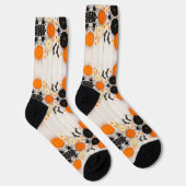Halloween-Kürbis Socken (Rechts)