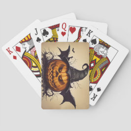Halloween Kürbis Spielkarten