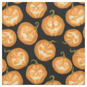 Halloween-Kürbis Stoff (Nahaufnahme)
