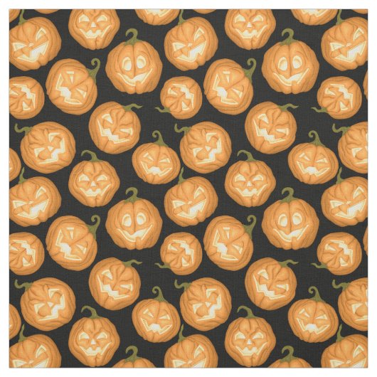 Halloween-Kürbis Stoff (Muster)