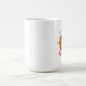 Halloween-Kürbis-Süßes-oder-Saures-Etikett Kaffeetasse (Mittel)