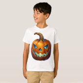 Halloween-Kürbis T-Shirt (Vorne ganz)