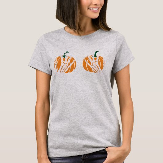 Halloween Kürbis T-Shirt (Vorderseite)